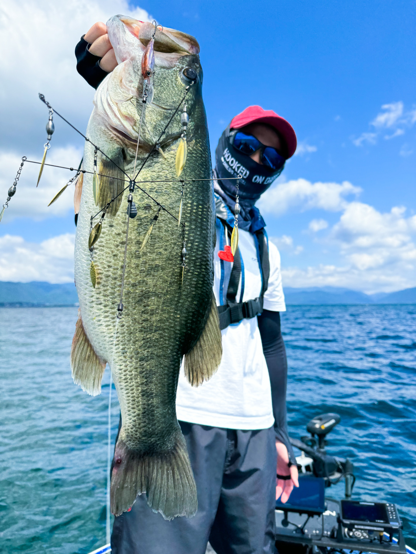 アラバマリグで真夏のロクマル登場！数もサイズも絶好調 | 琵琶湖北湖 